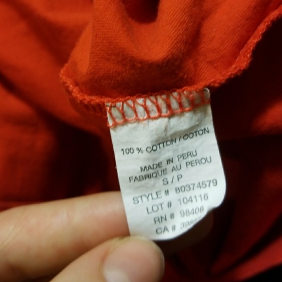 Theory Vibrant Orange Blouse - Picture 5 of 5